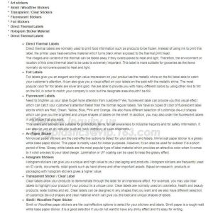 Barcode Stickers Blank Roll Sheet Form Bottle Labels Stickers / Simili Woodfree