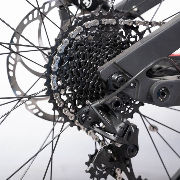 Disc Brake 48v 750w Carbon Fiber Enduro Ebike Frame for Sur Ron Fat Bike at 45km/h Speed