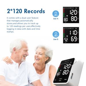 Smart Blood Pressure Heart Rate BP Monitor Home Hospital Automatic Best Digital