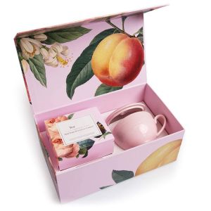 China Empty Custom Tea Packing Box Handmade Magnetic Closure Fold Paper on sale