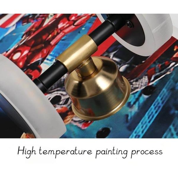 Nordic Bedroom Children'S Room Ceiling Light Cartoon Eye Protection Scooter Lamps