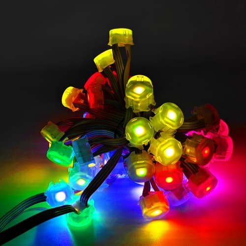 Customizable RGB 20mm LED Point Light for Outdoor Decoration with IP67 Waterproof Rating