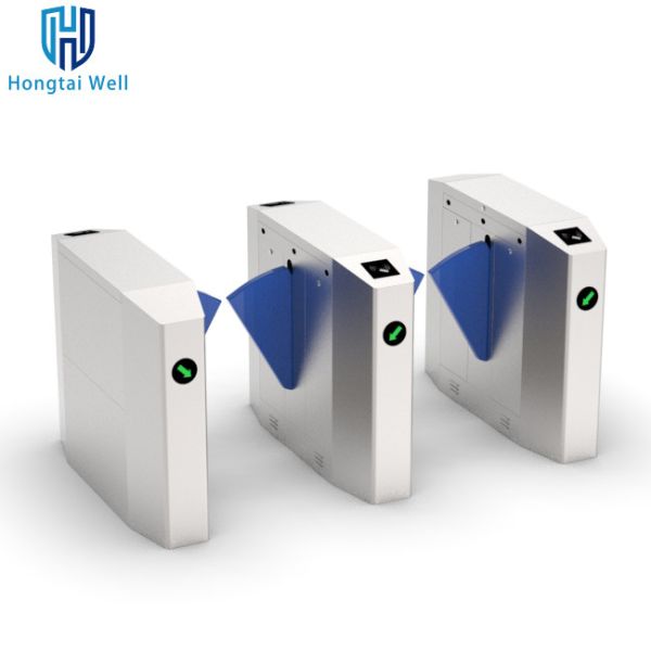 Buy Half Height SS304 Wing Gate Turnstile 40 Persons / Min Support IC Card at wholesale prices