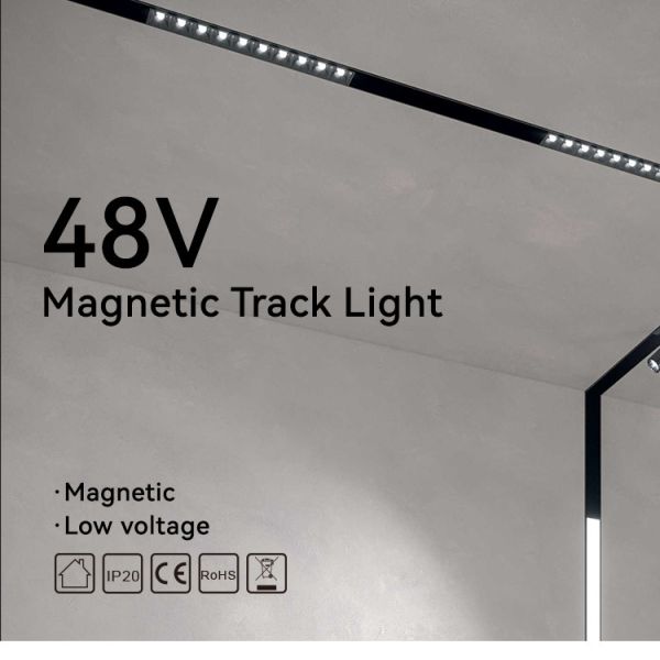 IP20 48V Magnetic Track Light CE RoHS 18w Smart Track Light 1377lm 1683lm