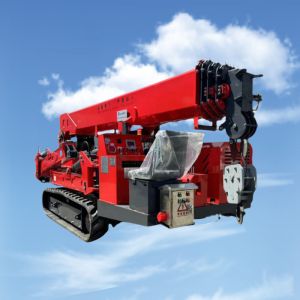Telescopic Boom Mini Spider Crane With Electric And Diesel Power