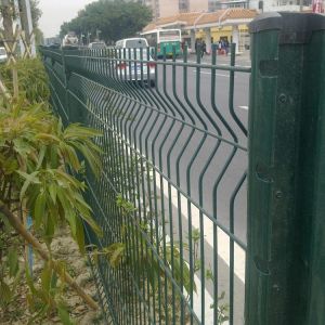 3D Powder Coated Fence Panels , Durable Welded Wire Mesh Fence For Garden
