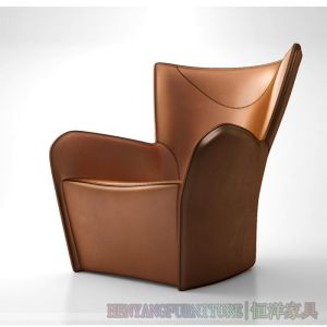 Brown Molteni C Mandrague Armchair , Soft Molteni Chelsea Armchair