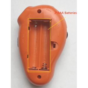 Mango Shape Time LCD Display Radio 25mm AAA Batteries Power FM Clock