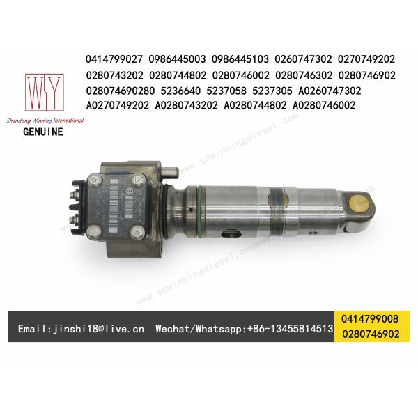 BOSCH GENUINE AND NEW UNIT FUEL PUMP 0414799008, 0414799002, 0280746902, A0280746902, 0260747302, 5236640, 5237058