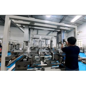 Quality Semi-automatic Radiator Core Builder Machine With Indenter 3 Within Maximum Core Size 800*800*100mm for sale