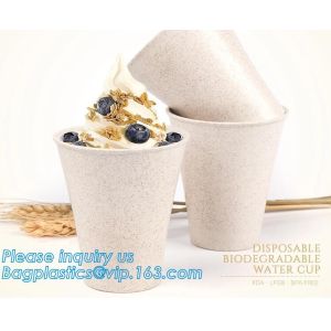 Custom Disposable Clear Cold Drink Juice Cup 100% Ecofriendly Biodegradable