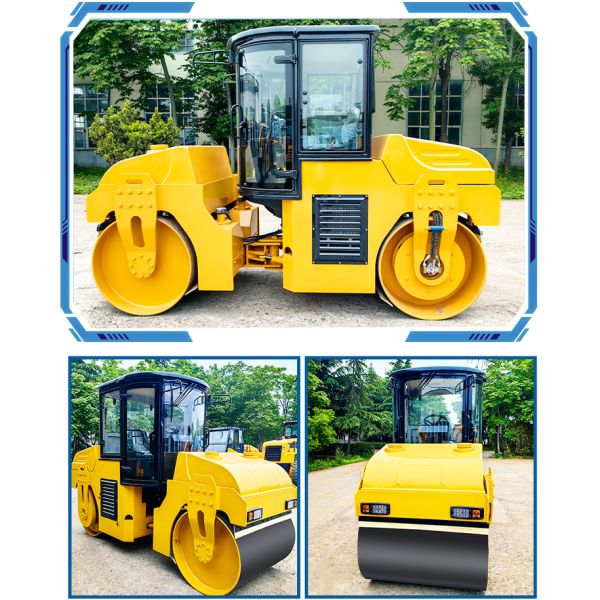 High Quality 6000kg Hydraulic Vibratory Asphalt Compactor Machine 6Ton Road Roller for Sale