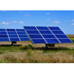 Renewable Silicon Solar Power Panels Anti Reflecting Coating Long Lifetime