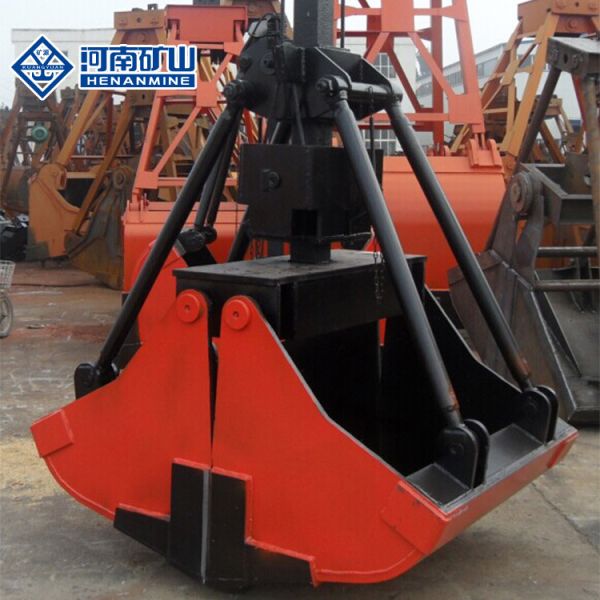 Buy Orange Peel Crane Spare Parts Double Rope Grab 18 - 25mpa Hydraulic Pressure at wholesale prices