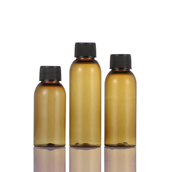 Buy 2 Oz Clear Plastic Screw Top Containers Multiapplication PET Material at wholesale prices