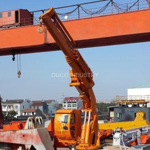 6t 22m Folding Lifting Jib Abs Ouco Telescopic Boom Crane