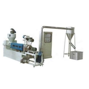 China PVC Plastic Granules Machine , Double Screw High Speed Pelletizer Extruder on sale