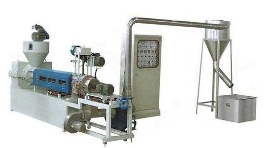 Buy PVC Plastic Granules Machine , Double Screw High Speed Pelletizer Extruder at wholesale prices