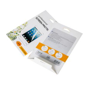 Customize Screen Prote Paper Box Fodable Electronic Product Tempered Glass Film