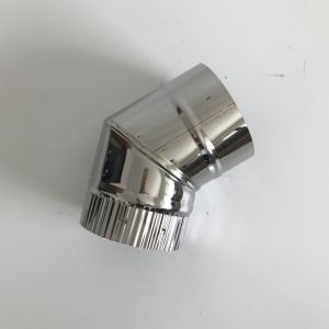 Polishing Angled Chimney Pipe , Class A Chimney Pipe Wide Application