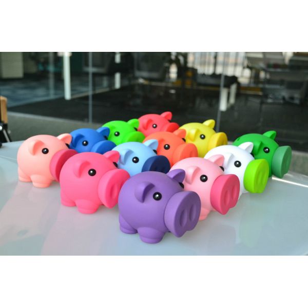 Buy 12cm Length Colorfull Piggy Bank Money Box With Mouth Open , Cute Piggy Banks For Adults at wholesale prices