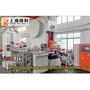 Automatic Aluminium Foil Container Machine Zl-T63 40~68strokes/min With Stacker