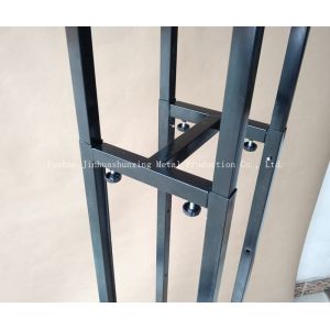 Customized Logo Width 600mm Height 1720mm Clothing Organizer Rack