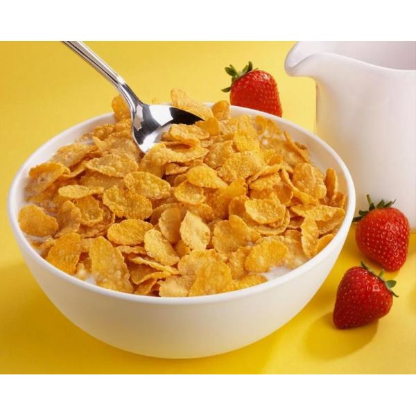 Gluten Free Bulk Breakfast Cereal Corn Flakes Processing Machine English Version