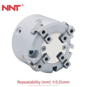 4 Jaw Rotary Pneumatic Gripper Double acting Precision Cylindrical