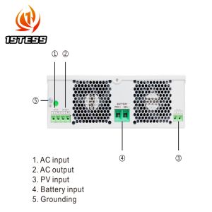 2.5KW 24V Hybrid Solar Inverter MPPT Pure Sine Wave