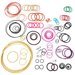 Durable Oil-Resistant AS568 FFKM Chemical-Resistant FKM Rubber O-Rings for