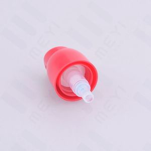 Foundation Red Plastic PP Treatment Pump With Over Cap 18/400 Neck Size