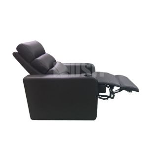 Big Size Electric Home Theatre Lounge , Electric Power Recliner Sofa Dark Brown