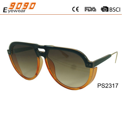 Buy Newest Style 2018 plastic Fashionable Sunglasses,UV 400 Protection Lens at wholesale prices