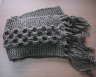 Knitted handmade scarves