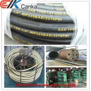 Flexble steel wire reinforced hose
