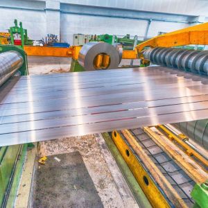 1850mm High Rigidity Sheet Metal Slitting Line Tension Belt for at 40m/min Line