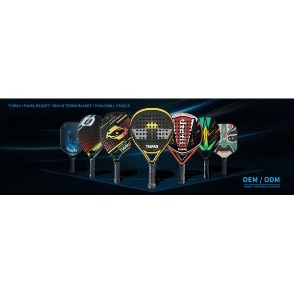 Design Your Tennis Padel Racket Personalized Tennis Paddle Racquets 38mm Thickness 360g