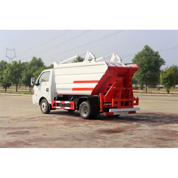 Customized Mini 4x2 5000 CBM Dongfeng Dump Truck With Hydraulic Self-Loading and Unloading