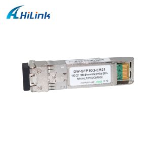 OEM CH21 1560.61nm SFP+ Transceiver Module DDM Duplex LC 10G DWDM 40KM