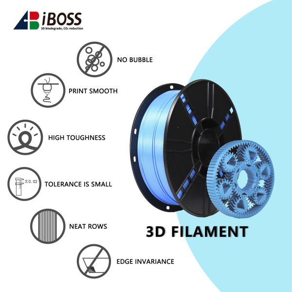Professional Signal Blue PLA Plus 3D Printer Filament Tough and Durable Prints