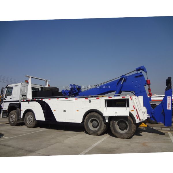 SINOTRUK HOWO Road Wrecker Truck Heavy Duty Rotator Tow Truck 8x4 35tons