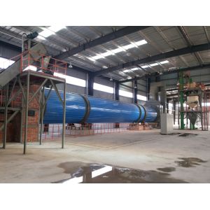 Mechanical Rotary Drum Dryer, Energy Saving For Dregs Materials