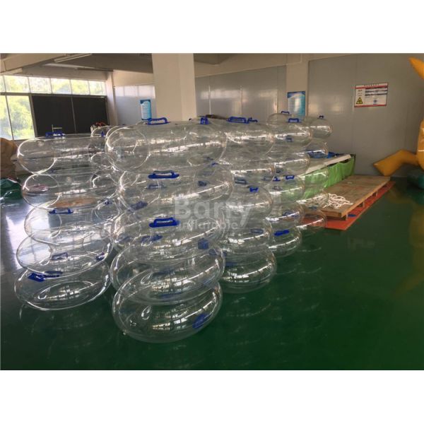 Buy Transparent Single Tube , Amusement Float Toys Inflatable Water Swimming Ring at wholesale prices