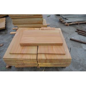 Popular Sandstone--Yellow Wooden Sandstone Tile,Natural Stone Tile,Hone