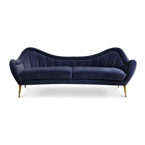 NEW design upholstery velvet lounges, popular 3 seat stainless steel sofa for