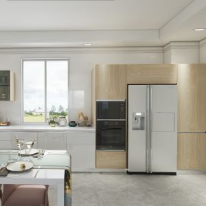 Furniture Flat Pack Kitchen Cabinet Designs White Gloss Kitchen Set