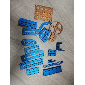 Aluminum Metal CNC Machining Drilling Brushed Hinge Process With Anodized Color