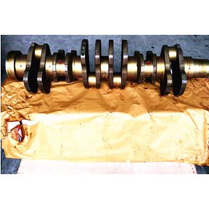 QT800-3/40Cr Small Engine Crankshaft , Diesel Engine Crankshaft For Forklift