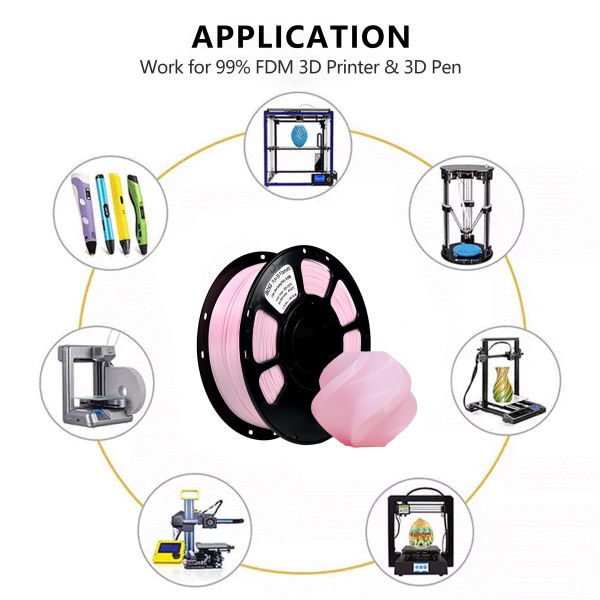 iboss PLA+ 3D Printer Filament 1.75mm Shuiguang Pink 1kg Spool